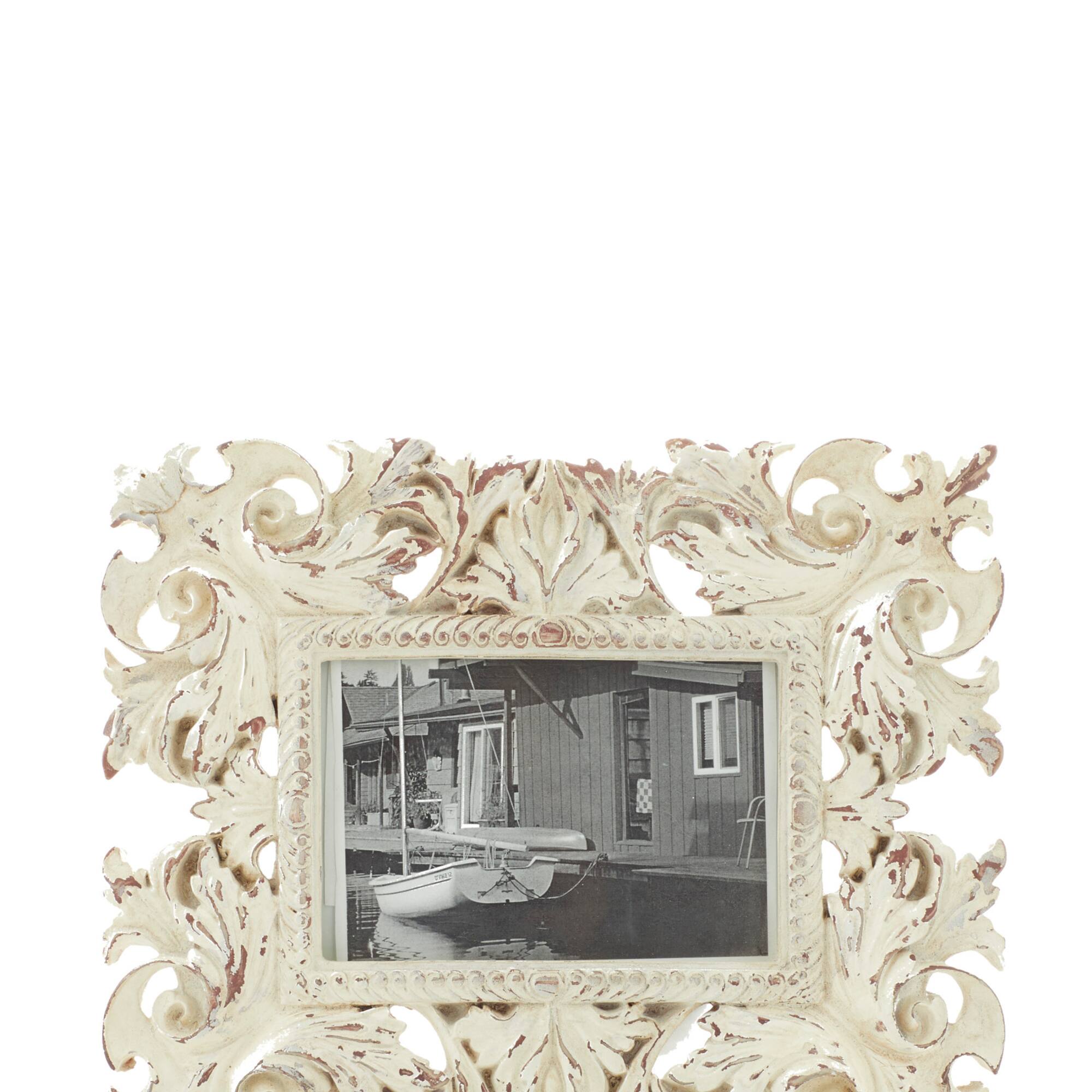 2 Pack White Polystone Traditional 9" x 11" Frames